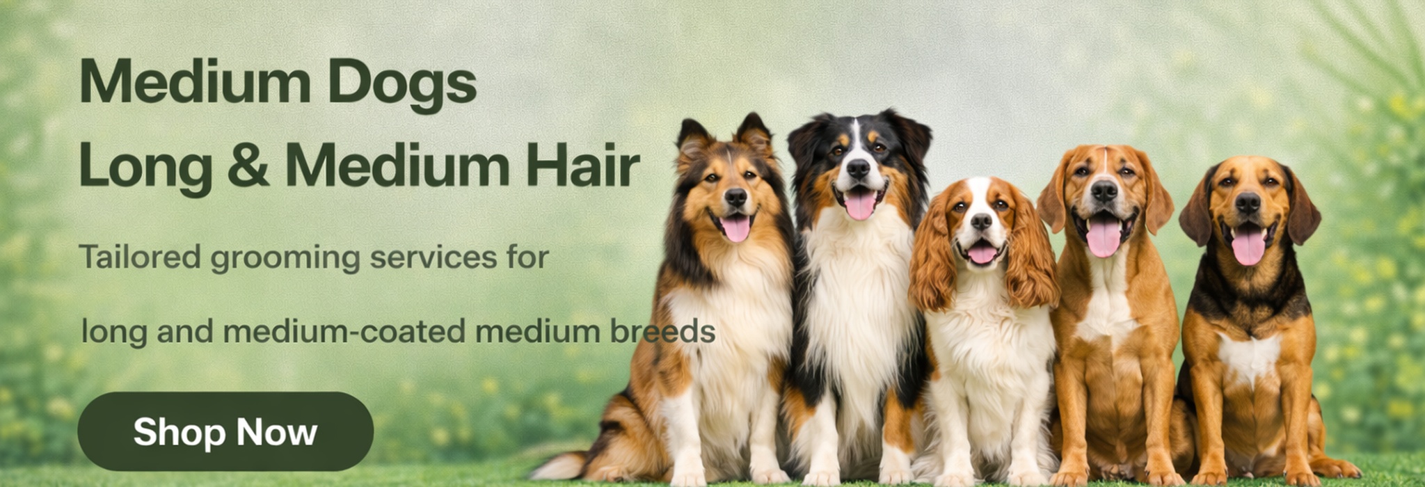 Medium Dogs with Long & Medium Hair